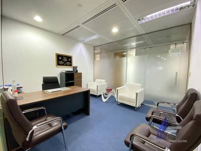 Office for Rent in Bur Dubai, Dubai - Shared Office Space with Ejari in BurJuman Business Tower