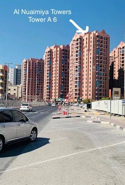WOW DEAL ! FULLY OPEN VIEW 3 BHK  FLAT(RENTED) IN SALE  450 K AED  A-6  AL NUAIMIYA TOWER, AJMAN