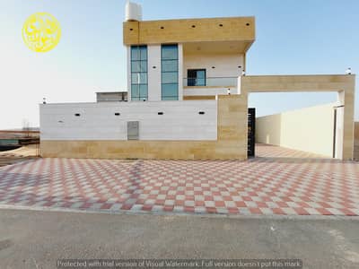 4 Bedroom Villa for Sale in Al Zahya, Ajman - For urgent sale, at the price of a villa, near the mosque, from the most luxurious villas in Ajman, with construction and personal finishing, super de