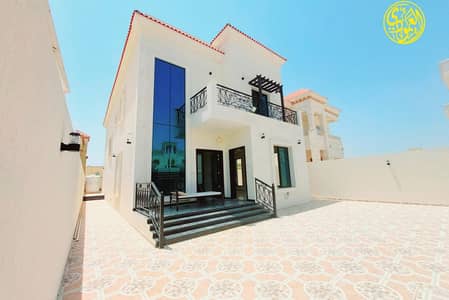 5 Bedroom Villa for Sale in Al Mowaihat, Ajman - Without down payment and at a snapshot price for sale, a modern villa, European design, of the most luxurious villas in Al Mowaihat area, super deluxe
