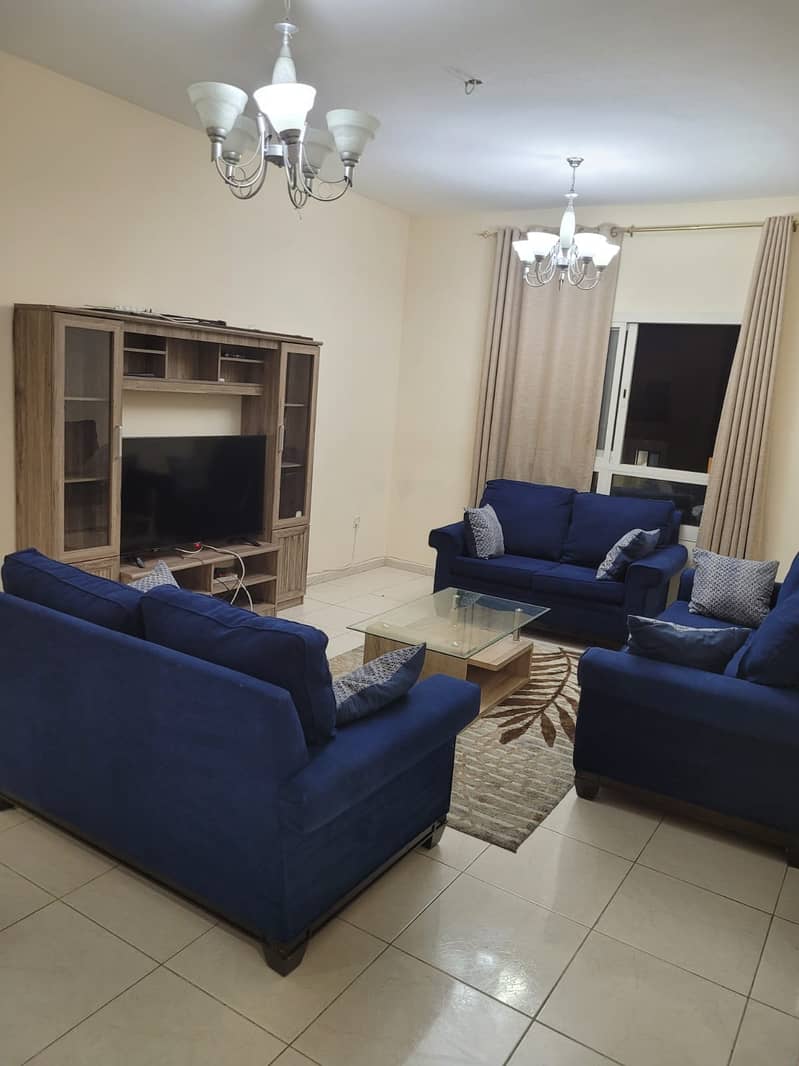 Sharjah Al-Taawun, Sheikh Tariq Building, a very large room and hall, 2 bathrooms, and a large