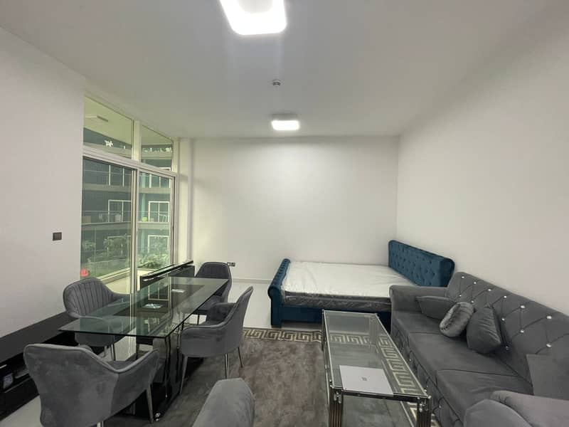 ON 12  ESAY PAYMENTS A spacious fully furnished studio including dewa  available for rent