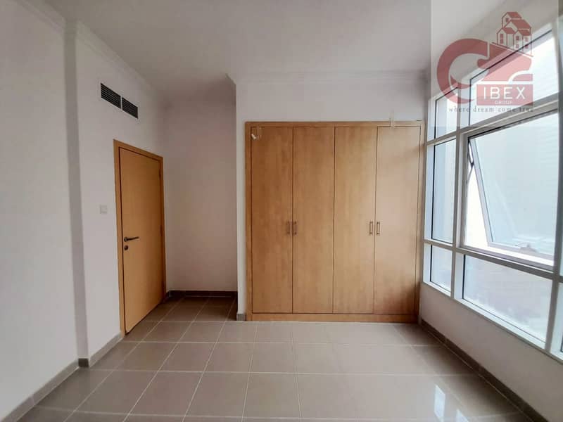 like brand new 2bhk apartment   with  month free  and well maintained  with king size bed room   near by al nahda park
