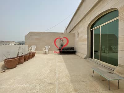1 Bedroom Flat for Rent in Al Zaab, Abu Dhabi - One Bedroom Hall | Private Roof Top
