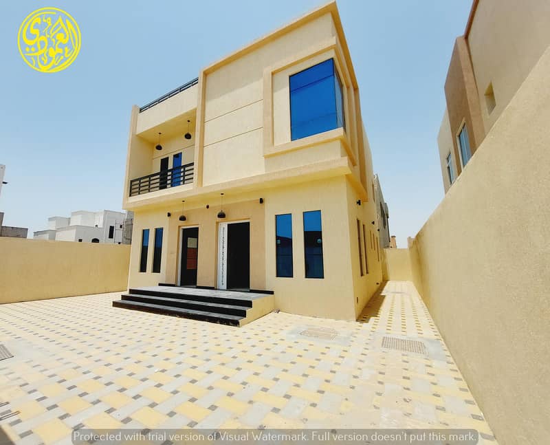 For urgent sale without down payment and at the price of a villa near the mosque, one of the most luxurious villas in Ajman, with construction and per