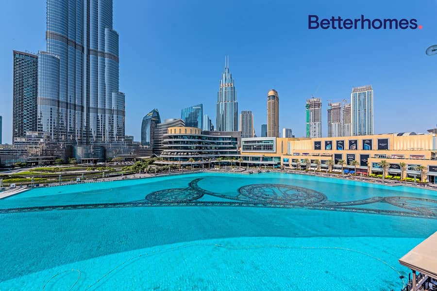 Burj and Fountain View | Luxurious | 3BR Furnished