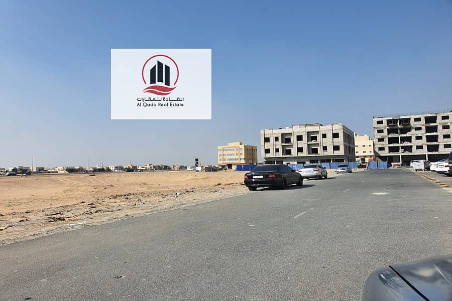 Excellent opportunity commercial residential land for sale in al jurf ajman  street + sikka G +8