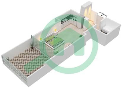 Golf Promenade 3A - Studio Apartment Unit 10-FLOOR 3 Floor plan