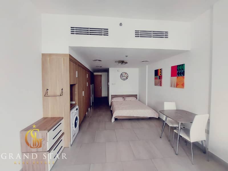 Spacious Studio | furnished  |  Shamal waves | Chiller Free