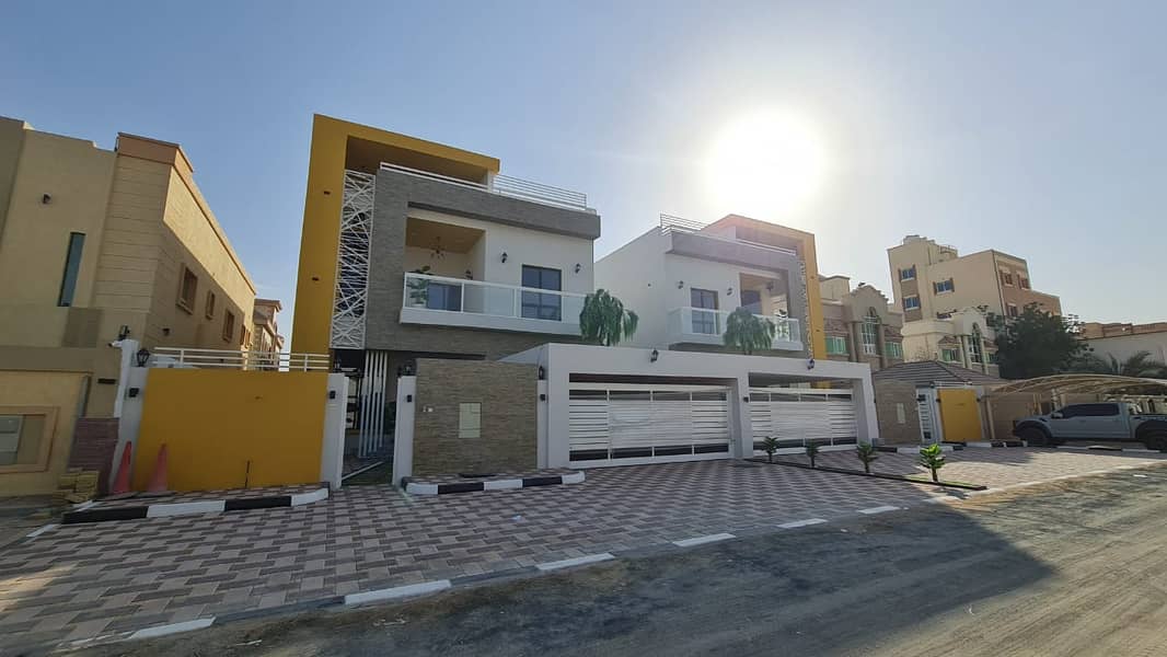 For sale, a super deluxe villa, the first 3D design, in Al-Rawda 2 area, near Sheikh Ammar Street, near a mosque in a very excellent location