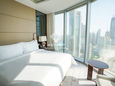 شقة فندقية 3 غرف نوم للايجار في وسط مدينة دبي، دبي - شقة فندقية في العنوان ريزدينسز سكاي فيو 2 العنوان رزيدنس سكاي فيو وسط مدينة دبي 3 غرف 400000 درهم - 6243544