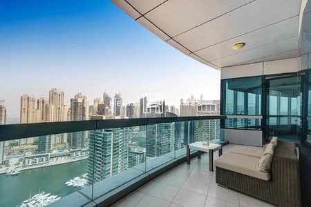 شقة 4 غرف نوم للايجار في دبي مارينا، دبي - شقة في برج هورايزون دبي مارينا دبي مارينا 4 غرف 270000 درهم - 6243742
