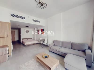 Studio for Rent in Jumeirah Village Circle (JVC), Dubai - Fully furnished studio with built in wardrobe