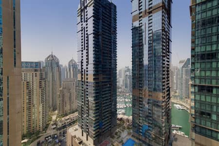 2 Bedroom Apartment for Rent in Dubai Marina, Dubai - Fully Furnished | High Floor | Available