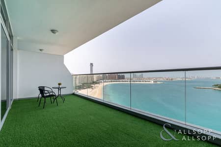 1 Bedroom Apartment for Sale in Palm Jumeirah, Dubai - Vacant | Full Sea & Burj View | Beach Access