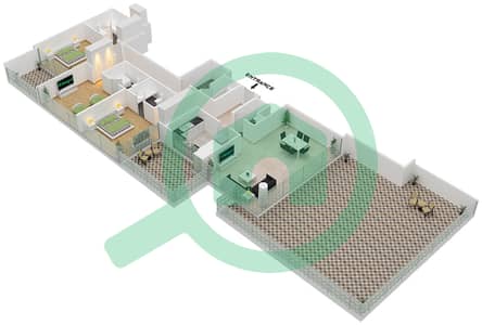 Гольф Променад 3А - Апартамент 3 Cпальни планировка Единица измерения 1-FLOOR 9 Гольф Променад 3А - Апартамент 3 Cпальни планировка Единица измерения 1-FLOOR 9