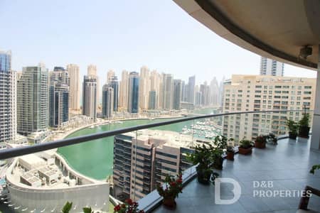 3 Bedroom Apartment for Sale in Dubai Marina, Dubai - Full Marina View || High Floor || Exclusive ||