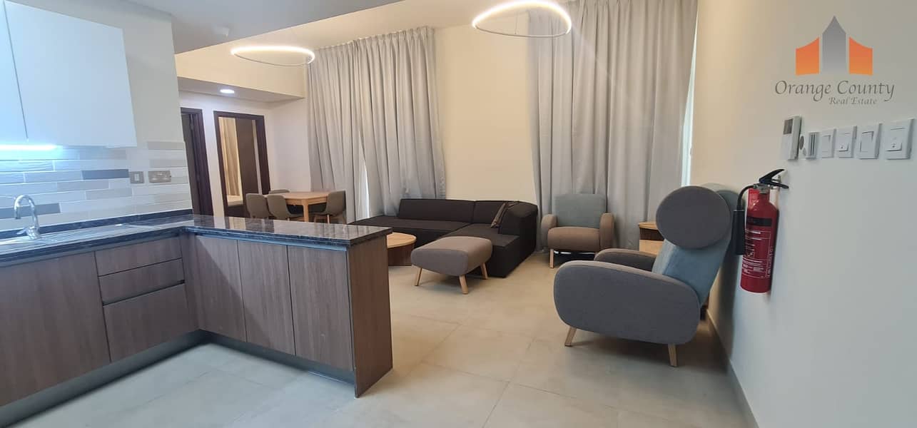 Brand-new|12 cheques| Furnished| 9th floor| Prime location in Furjan