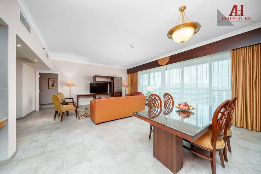 位于迪拉区，瑞格特阿尔布庭街区，迪拜溪畔万豪行政公寓 1 卧室的酒店式公寓 100000 AED - 6246546