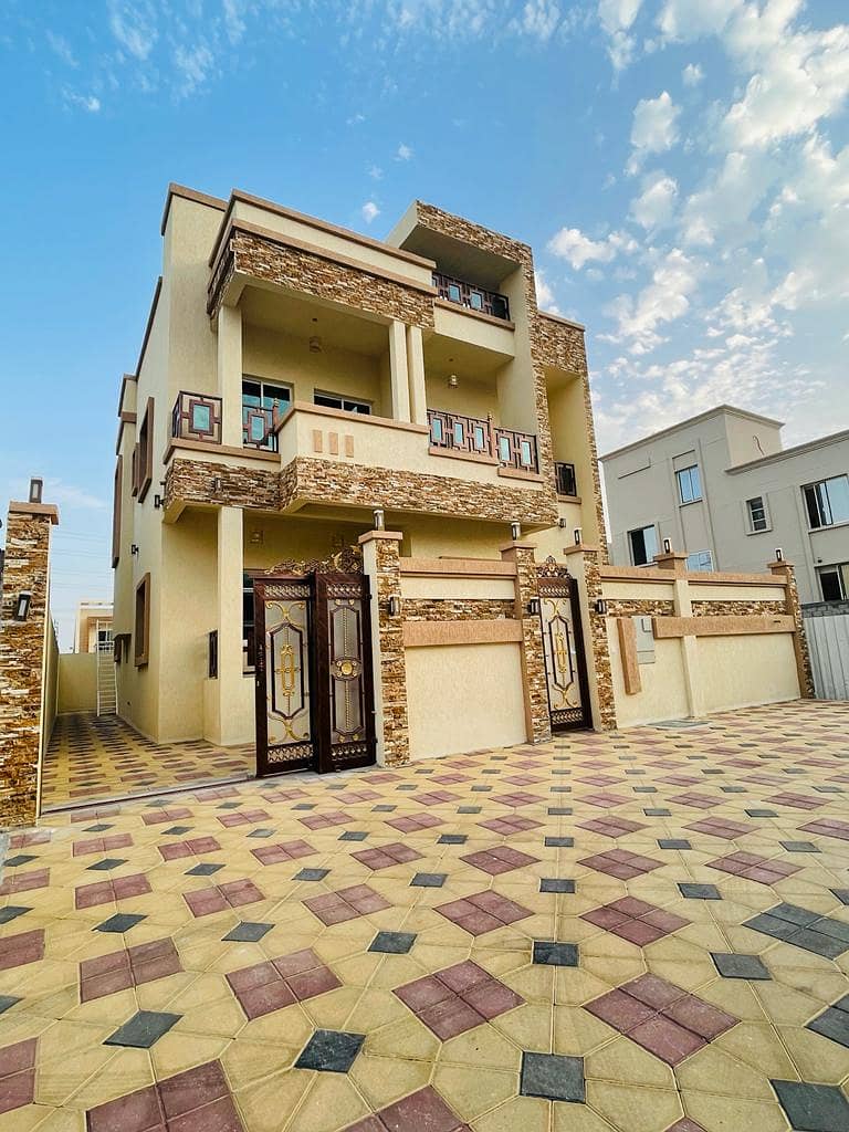 For urgent sale, one of the most luxurious villas in Ajman, with super deluxe design and finishing