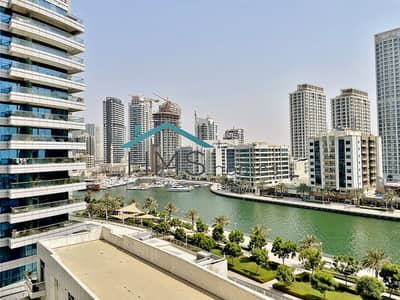 2 Bedroom Apartment for Rent in Dubai Marina, Dubai - Vacant 2BR 2 Parkings | Unfurnished | Marina Views
