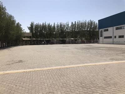 Industrial Land for Rent in Dubai Investment Park (DIP), Dubai - Dubai Investment Park (DIP) 63,000 sq. Ft total plot area with built-in 10,000 sq. Ft warehouse avai