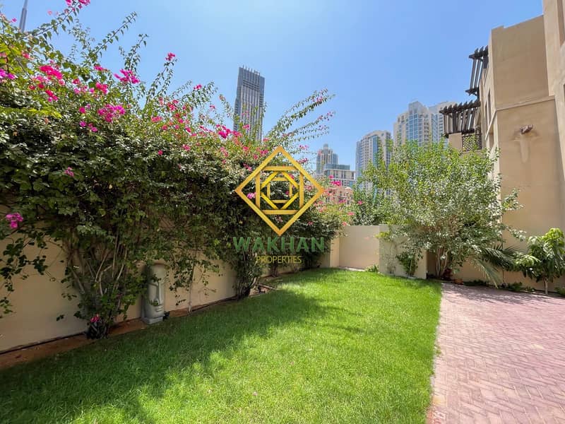 Large Private Garden | Close to Burj Khalifa | Rented till March