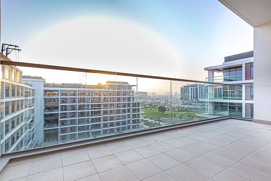 Available | Park and Pool View | High Floor