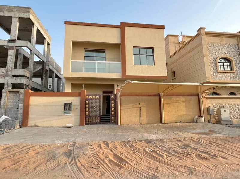 BRAND NEW VILLA FOR RENT 5BADROOM WITH MAJLIS HALL IN AL HELIO AJMAN RENT 60,000/- AED YEARLY