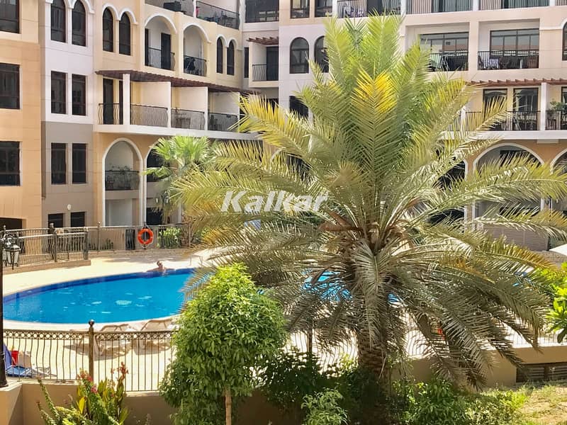 JVC -  Fortunato, Swimming Pool View, 1 B/R Apartment for Sale at 695 k