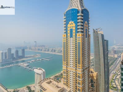 1 Bedroom Apartment for Rent in Dubai Marina, Dubai - High Floor with  Full Palm Jumeirah View