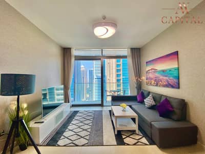 1 Bedroom Flat for Sale in Dubai Marina, Dubai - Luxury Living | High Floor | Pool And Marina View