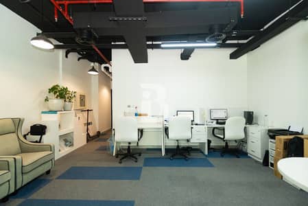 Office for Sale in Business Bay, Dubai - Furnished office | The Binary | Dubai Canal view