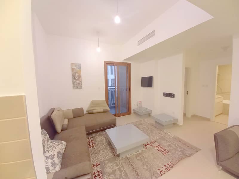 VACANT ON TRANSFER | FURNISHED | 1 BED ROOM+BALCONY+PARKING | SAFI