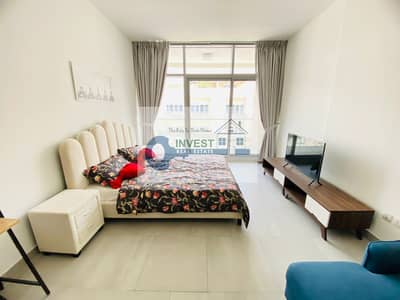 Studio for Rent in Jumeirah Village Circle (JVC), Dubai - FULLY FURNISHED  READY TO MOVE IN  HUGE BALCONY   4 CHEQUES