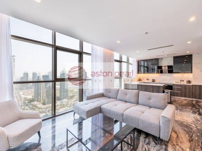 Furnished Luxury Duplex Penthouse|Full Marina View
