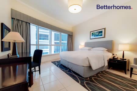 شقة 3 غرف نوم للايجار في دبي مارينا، دبي - شقة في فندق دبي ماريوت هاربر دبي مارينا 3 غرف 384000 درهم - 6022588