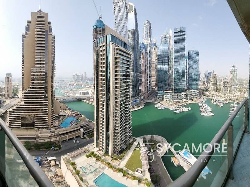 位于迪拜码头，滨海阳台公寓大楼 3 卧室的公寓 200000 AED - 5927484