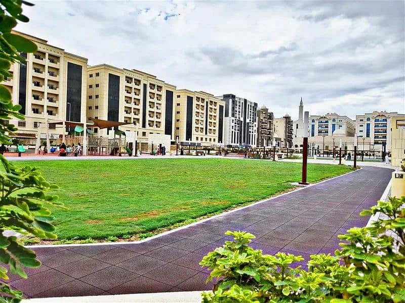 Front Of Muwailah Park Open View ! 2BHK With 13 Months Contract! Parking