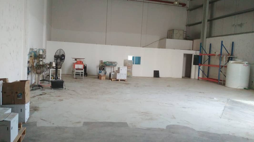 2500 sq ft Warehouse with Built in Office in Al Saja Industrial area