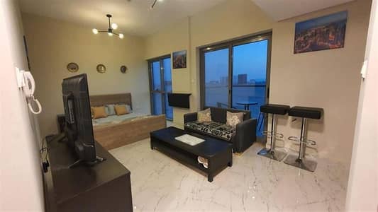 Studio for Rent in Dubai South, Dubai - FULLY FURNISHED !! STUDIO WITH BALCONY SWIMMING POOL GYM JUST 24000/