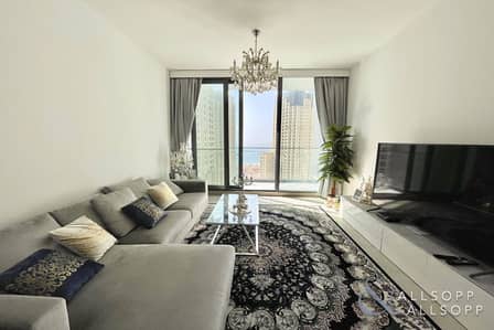 2 Bedroom Flat for Rent in Dubai Marina, Dubai - Fully Furnished | Sea View | 1st September