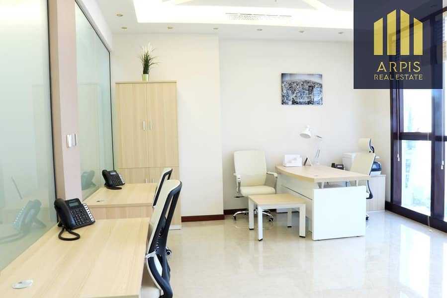 FULLY FURNISHED OFFICE | CLOSE TO METRO