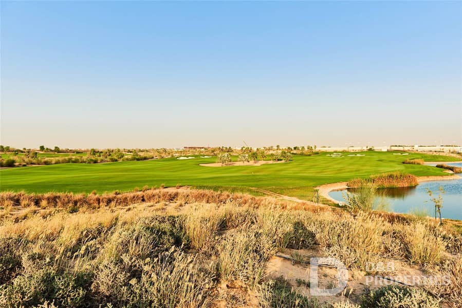 Full Golf Course and Burj Khalifa View | Resale