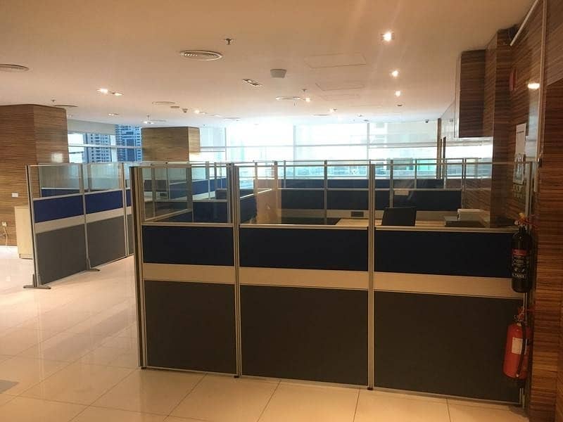 Spacious Furnished Office in Al Reef in JLT for Rent