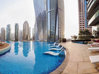 2 Bedroom Flat for Rent in Dubai Marina, Dubai - Furnished | Sea Views | 12 cheques