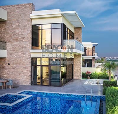 4 Bedroom Townhouse for Sale in DAMAC Hills, Dubai - LUXURY 4 BEDROOM VILLA | CORNER UNIT | SINGLE ROW | FULL PARK VIEW | NO COMMISSION