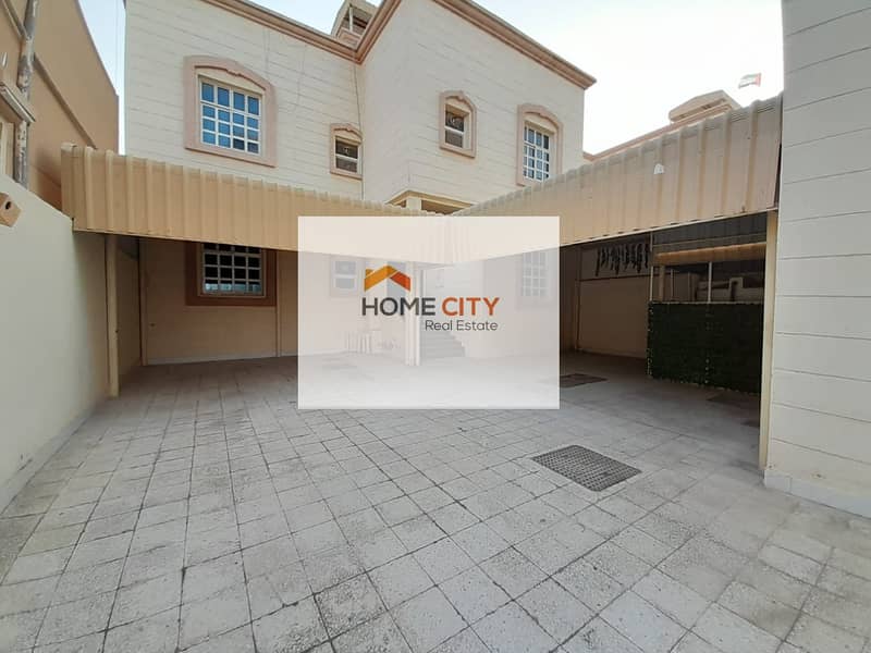 فيلا بسعر مميز للايجار في مدينة شخبوط موقع مميز( 5 غرف ماستر بخزائن