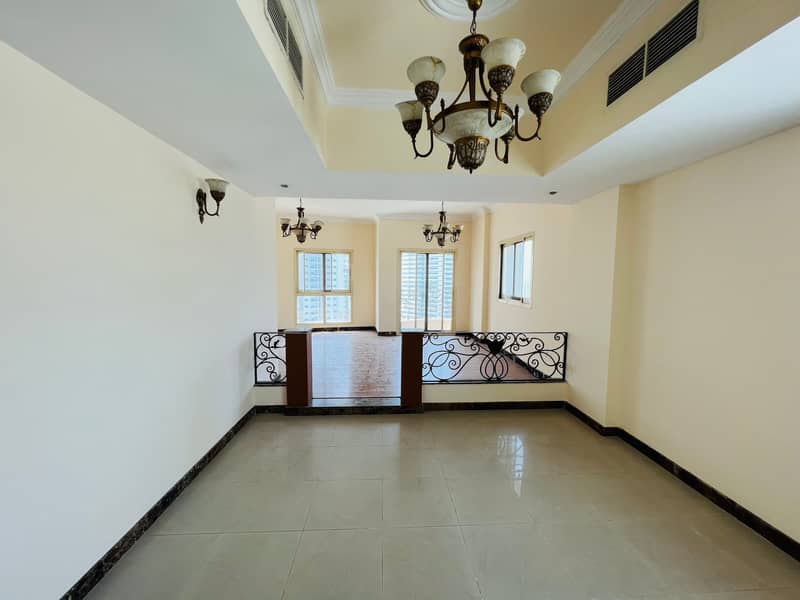 One month free  Spacious 3bhk with balcony wardrobe maid room for rent