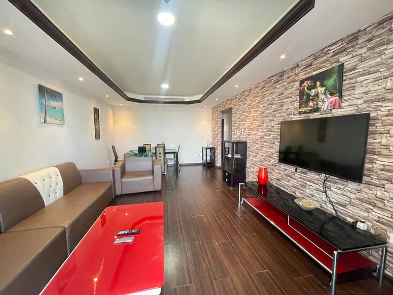 Sea View  luxury Furniture 1Bedroom Apartment For Corniche Tower